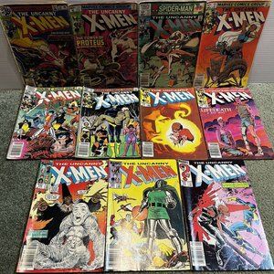 11 Marvel Uncanny X-MEN Comic Lot #118, 127, 152, 165 To 167, 174, 186, 190, 197